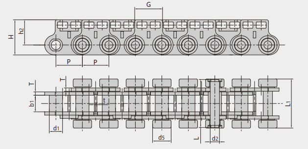 人造板装备用链条